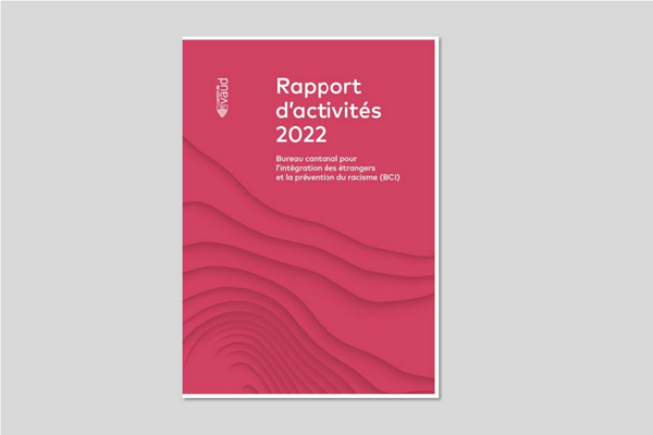couverture du rapport d'activités 2022